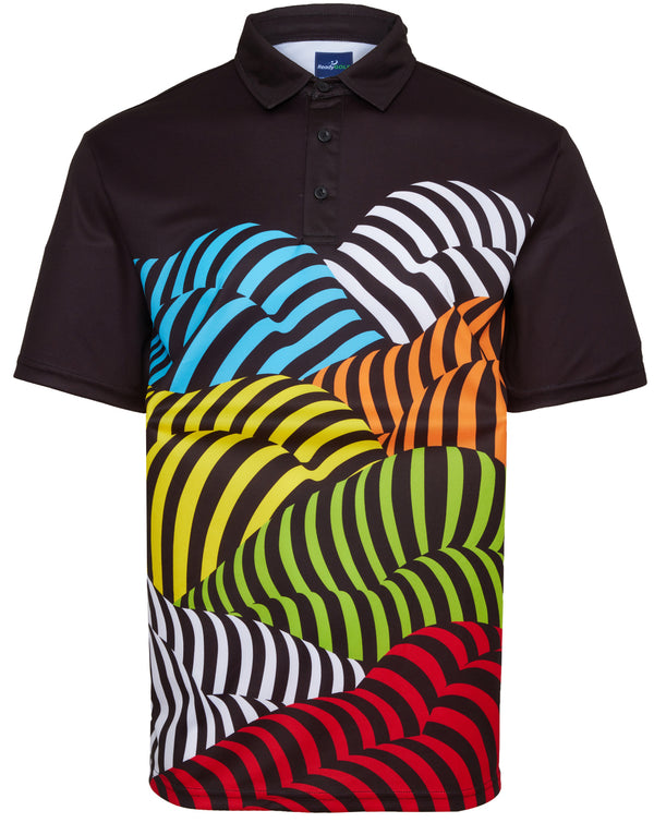 Wild Thing  Bright/Loud 80's Animal Print Style Golf Polo for Men
