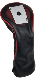 Casino: Ace of Spades Embroidered Driver Headcover by ReadyGOLF