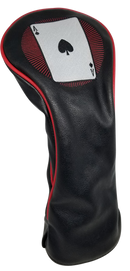 Casino: Ace of Spades Embroidered Driver Headcover by ReadyGOLF