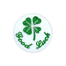 Navika: Glitzy Ball Marker & Hat Clip - Good Luck Clover