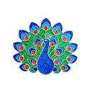 Navika: Glitzy Ball Marker & Hat Clip - Peacock