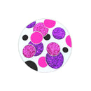 Navika: Glitzy Ball Marker & Hat Clip - Polka Dot (Purple & Pink)