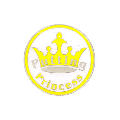Navika: Swarovski Glitzy Ball Marker & Hat Clip - Putting Princess
