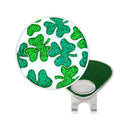 Navika: Glitzy Ball Marker & Hat Clip - Shamrocks