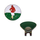 Navika: Glitzy Ball Marker & Hat Clip - Vintage Lady