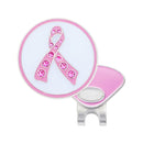Navika: Ball Marker & Hat Clip - Pink Ribbon