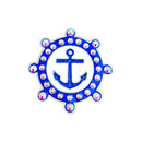 Navika: Crystals Ball Marker & Hat Clip - Anchor