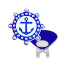 Navika: Crystals Ball Marker & Hat Clip - Anchor
