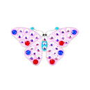 Navika Crystal Ball Marker & Hat Clip - Pink Butterfly