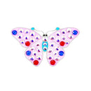 Navika Crystal Ball Marker & Hat Clip - Pink Butterfly