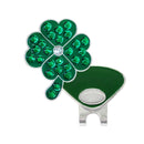 Navika Crystal Ball Marker with Hat Clip - Good Luck 4-Leaf Clover