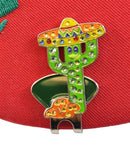 Navika: Ball Marker & Hat Clip - Fiesta Cactus