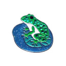 Navika: Glitzy Ball Marker & Hat Clip - Frog on Lily Pond
