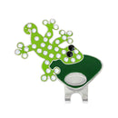 Navika: Ball Marker & Hat Clip - Lucky Gecko