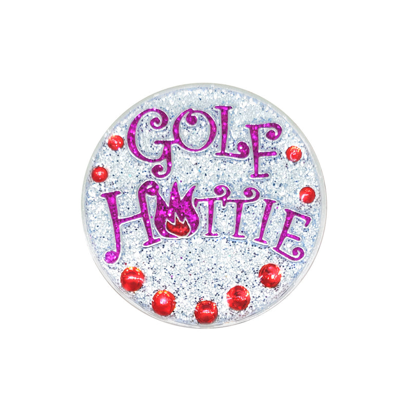 Navika: Swarovski Crystal Ball Marker with Hat Clip - Golf Hottie