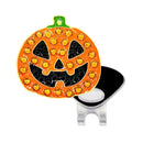 Navika: Ball Marker & Hat Clip - Jack O'Lantern Pumpkin