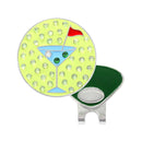 Navika: Ball Marker & Hat Clip - Blue Martini