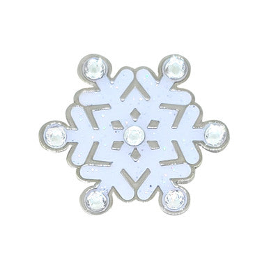 Navika: Swarovski Crystals Ball Marker & Hat Clip - Snowflake