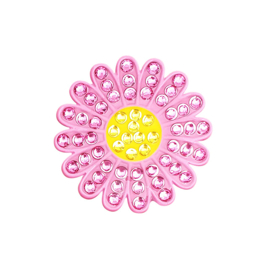 Navika: Ball Marker & Hat Clip - Sunflower (Pink)