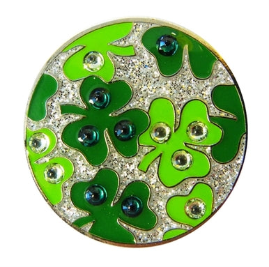 Navika Crystal Ball Marker with Hat Clip - Shamrock