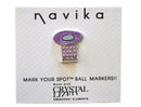 Navika: Ball Marker & Hat Clip Holder - Pink