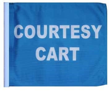 SSP Flags: 11x15 inch Golf Cart Replacement Flag - Courtesy Cart