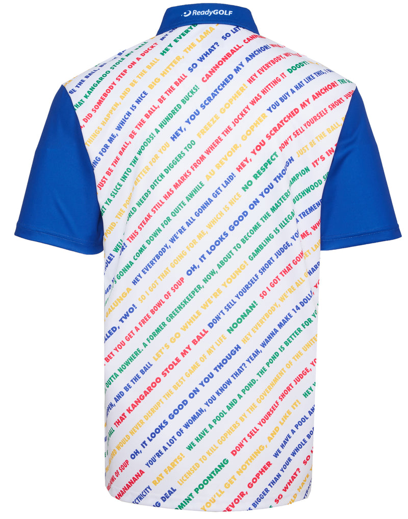 The Quote Shirt Mens Golf Polo Shirt by ReadyGOLF