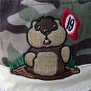 19th Hole Dancing Gopher Camo Bucket Hat by ReadyGOLF
