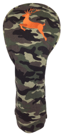 Camo Embroidered Driver Headcover by ReadyGOLF - Deer Hunter