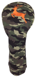 Camo Embroidered Driver Headcover by ReadyGOLF - Deer Hunter