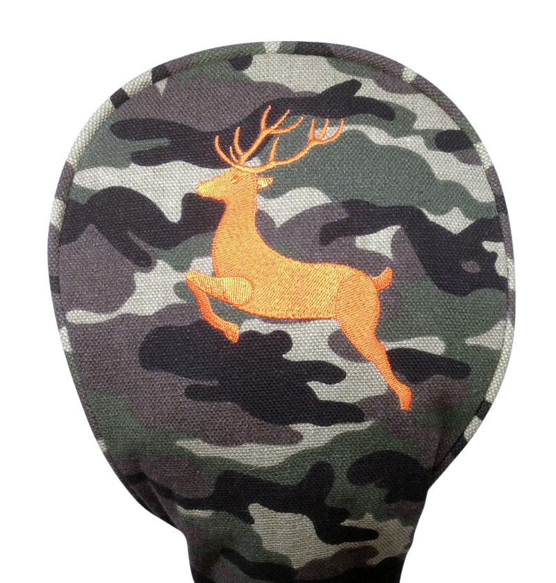 Camo Embroidered Driver Headcover by ReadyGOLF - Deer Hunter