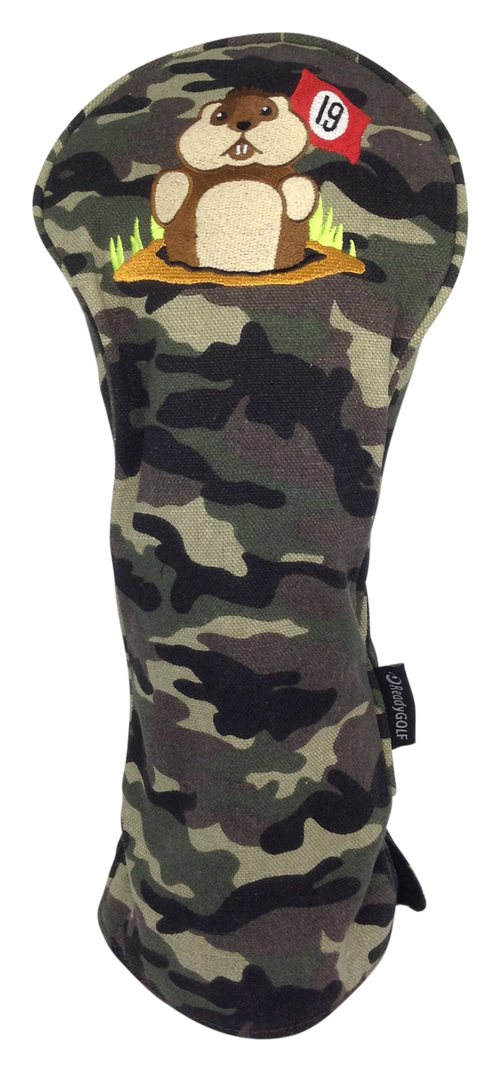 ReadyGOLF バーディーハンティング 迷彩刺繍パターカバー マレット 並行輸入 Birdie Hunting Mallet Putter Cover by ReadyGOLF