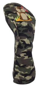 Camo Embroidered Driver Headcover by ReadyGOLF - 19th Hole Dancing Gopher