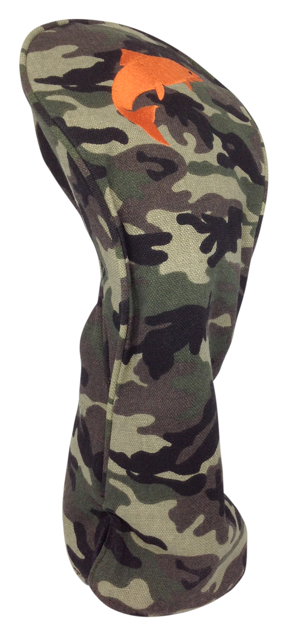 Camo Embroidered Driver Headcover by ReadyGOLF - Fishing