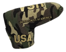 USA Military Camo Embroidered Putter Cover by ReadyGOLF - Blade