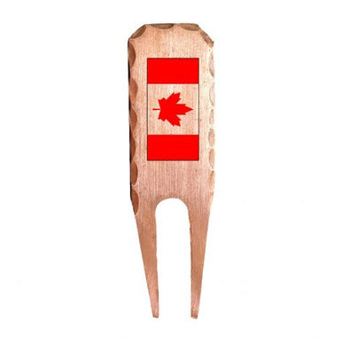 Sunfish: Forged Copper Divot Tool - Canadian Flag