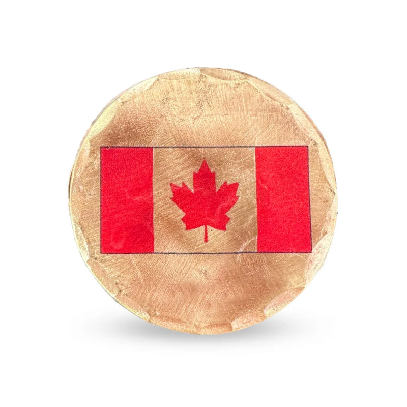 Sunfish: Copper Ball Marker - Canadian Flag