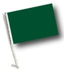 SSP Flags: Car Flag with Pole - Green