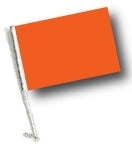 SSP Flags: Car Flag with Pole - Orange