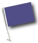 SSP Flags: Car Flag with Pole - Purple