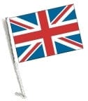 SSP Flags: Car Flag with Pole - Union Jack