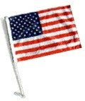 SSP Flags: Car Flag with Pole - USA Flag