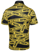 Caution Bad Driver Mens Golf Polo Shirt by ReadyGOLF