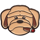 ReadyGolf: Smoking Dog with Cigar Ball Marker & Hat Clip