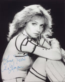 Cindy Morgan "Yori" Signed 8x10 Tron B&W Photo