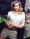 Cindy Morgan Signed 8x10 Bring 'Em Back Alive Color Photo v2