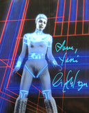Cindy Morgan "Yori" Signed 8x10 Tron Color Photo