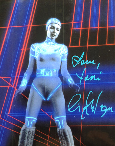 Cindy Morgan "Yori" Signed 8x10 Tron Color Photo