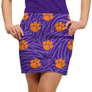 Loudmouth Golf: Women's StretchTech Skort - Clemson Paw Power (Size 0)
