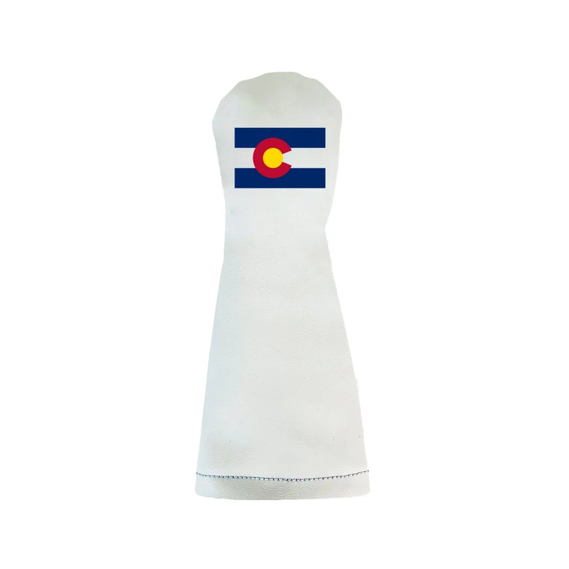 Sunfish: Duraleather Headcover (Driver, Fairway, Hybrid, or Set) - Colorado State Flag